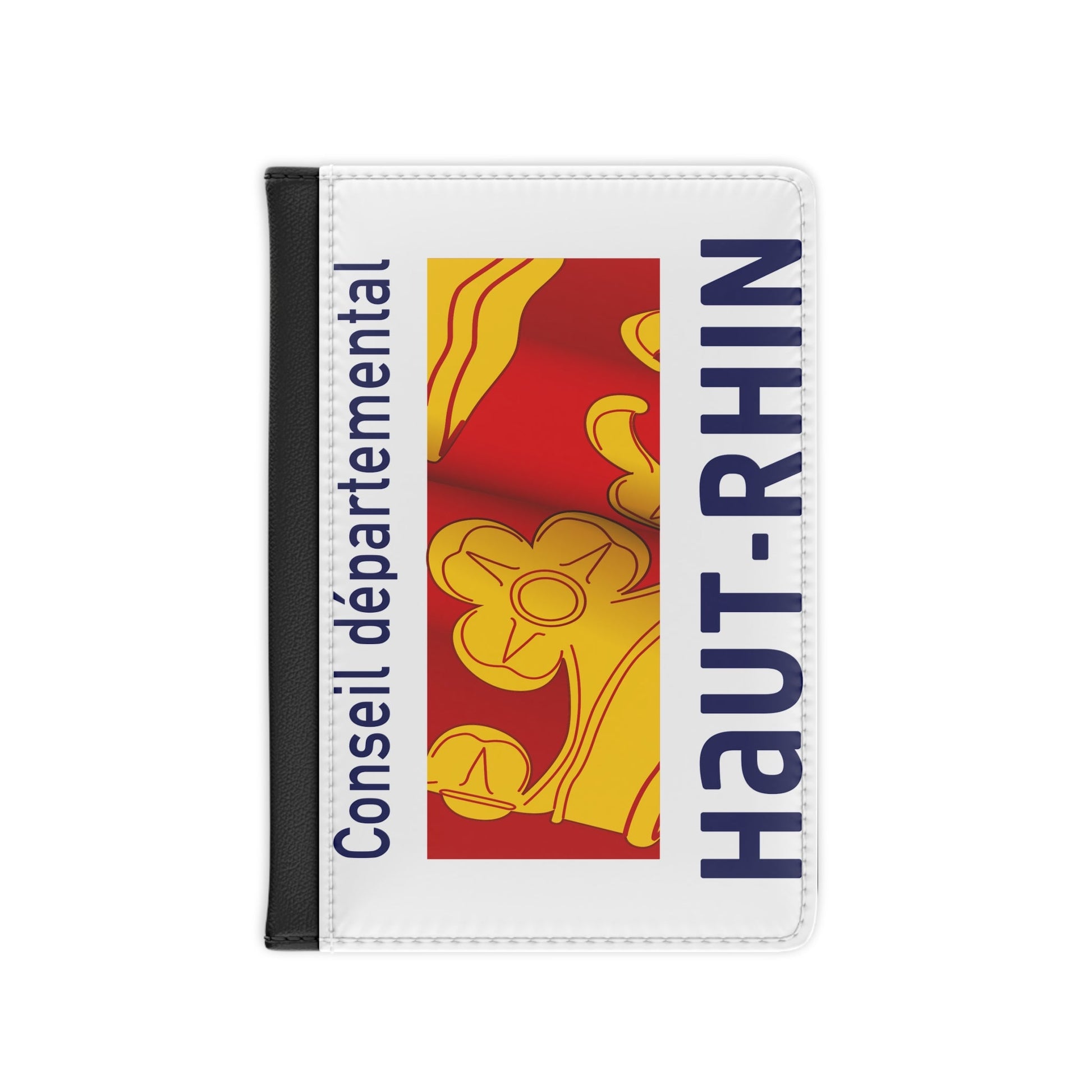 Flag of Haut Rhin France - Passport Holder-3.9" x 5.8"-The Sticker Space