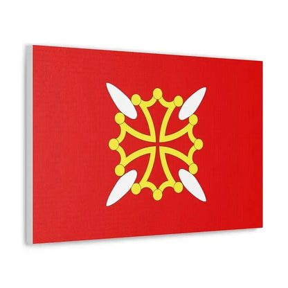 Flag of Haute Garonne France 2 - Canvas Wall Art - The Sticker Space