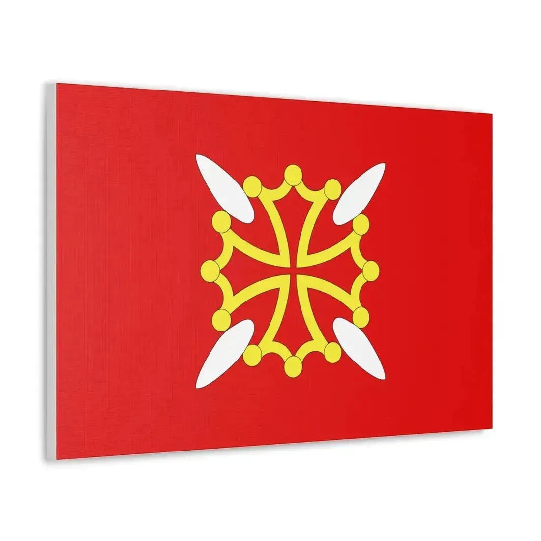 Flag of Haute Garonne France 2 - Canvas Wall Art - The Sticker Space