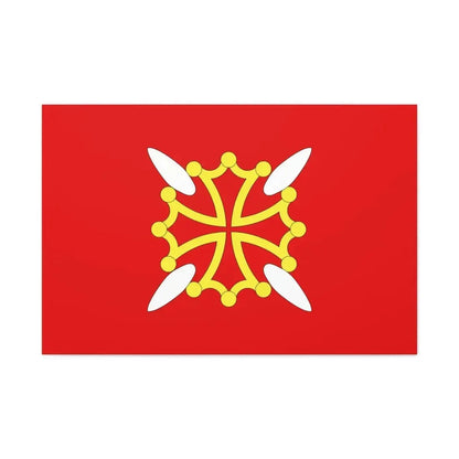 Flag of Haute Garonne France 2 - Canvas Wall Art - The Sticker Space