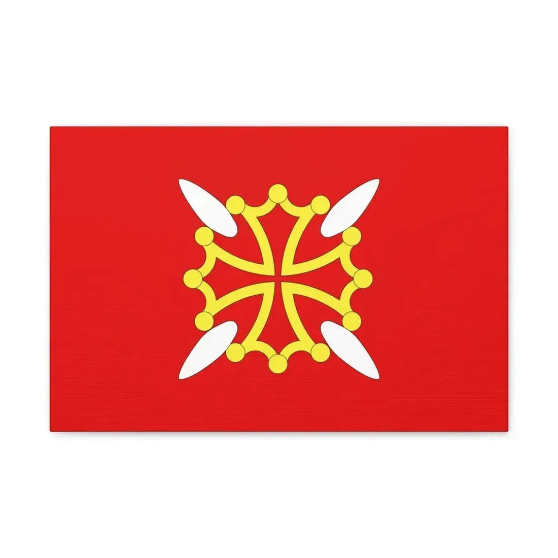 Flag of Haute Garonne France 2 - Canvas Wall Art - The Sticker Space
