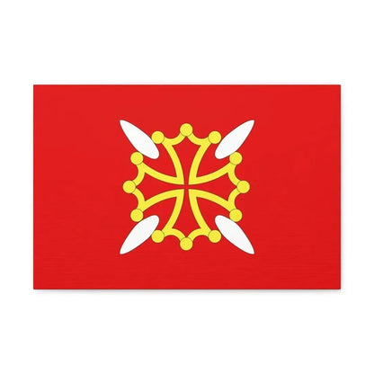 Flag of Haute Garonne France 2 - Canvas Wall Art - The Sticker Space
