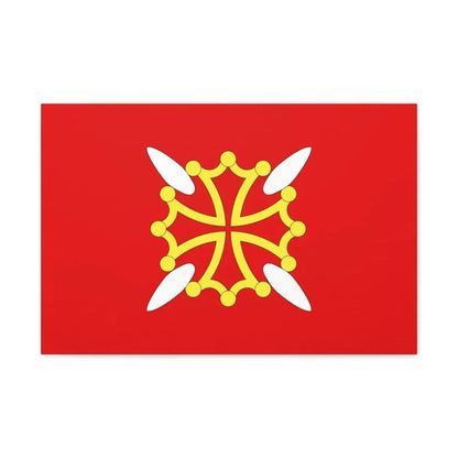 Flag of Haute Garonne France 2 - Canvas Wall Art - The Sticker Space