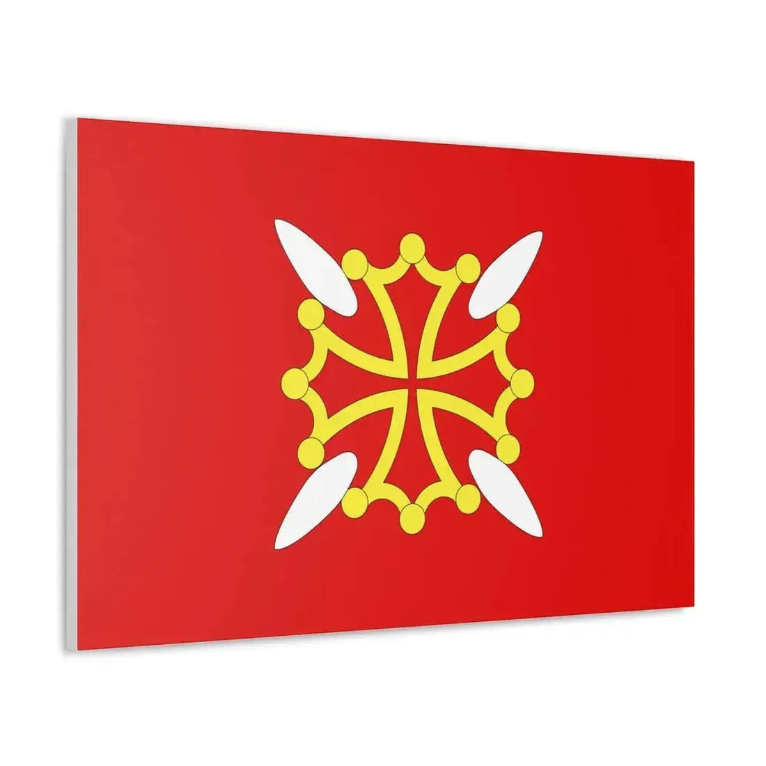 Flag of Haute Garonne France 2 - Canvas Wall Art - The Sticker Space