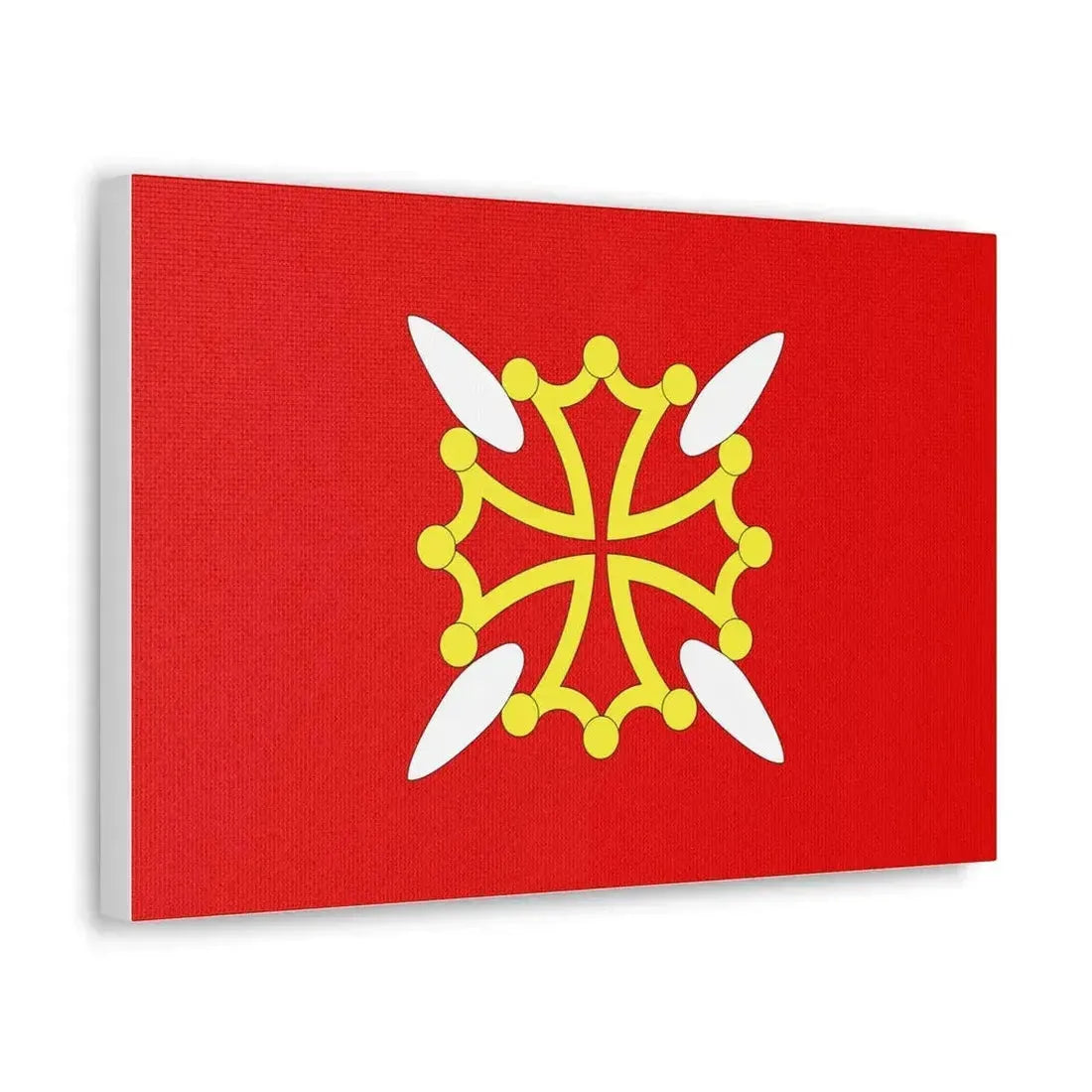 Flag of Haute Garonne France 2 - Canvas Wall Art - The Sticker Space