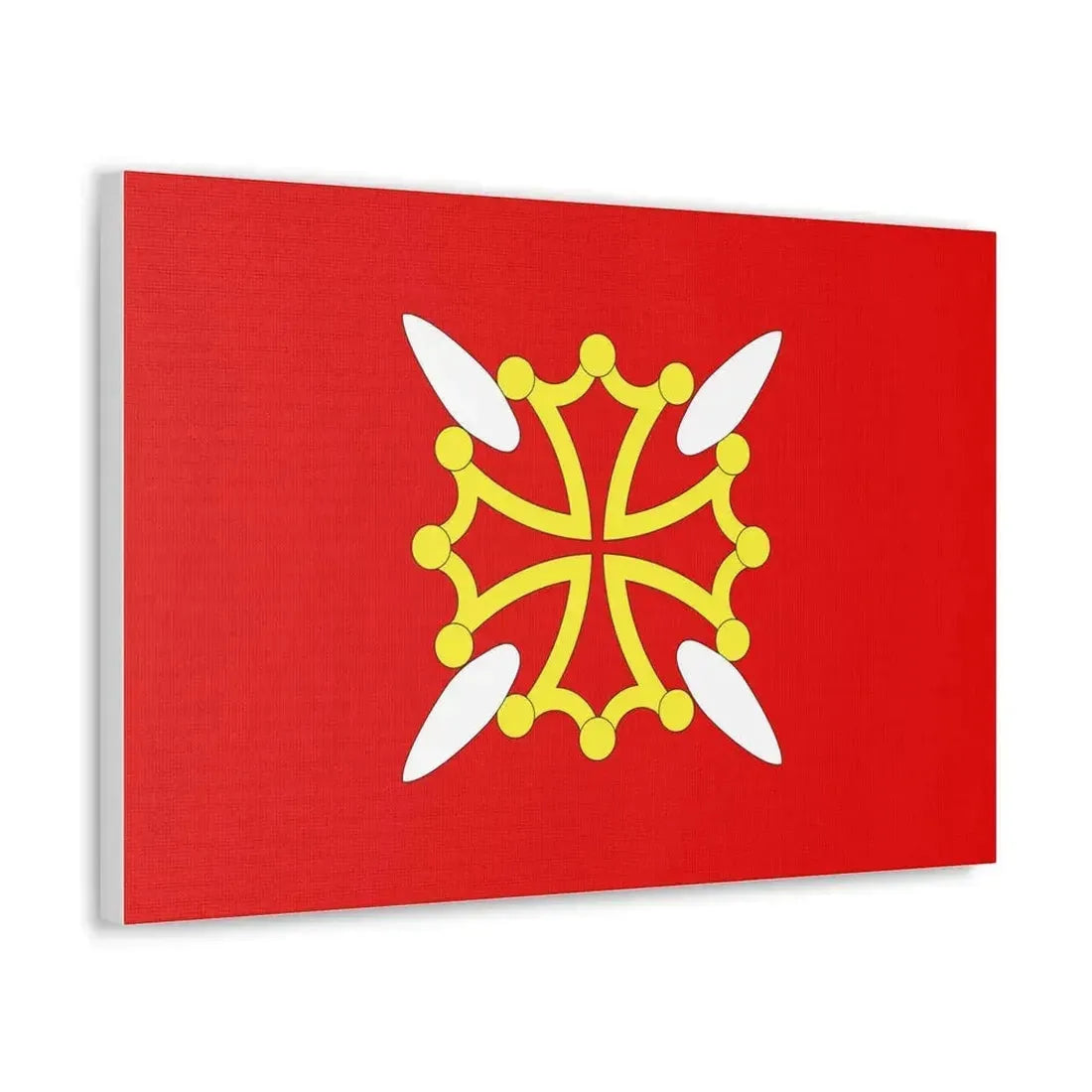 Flag of Haute Garonne France 2 - Canvas Wall Art - The Sticker Space