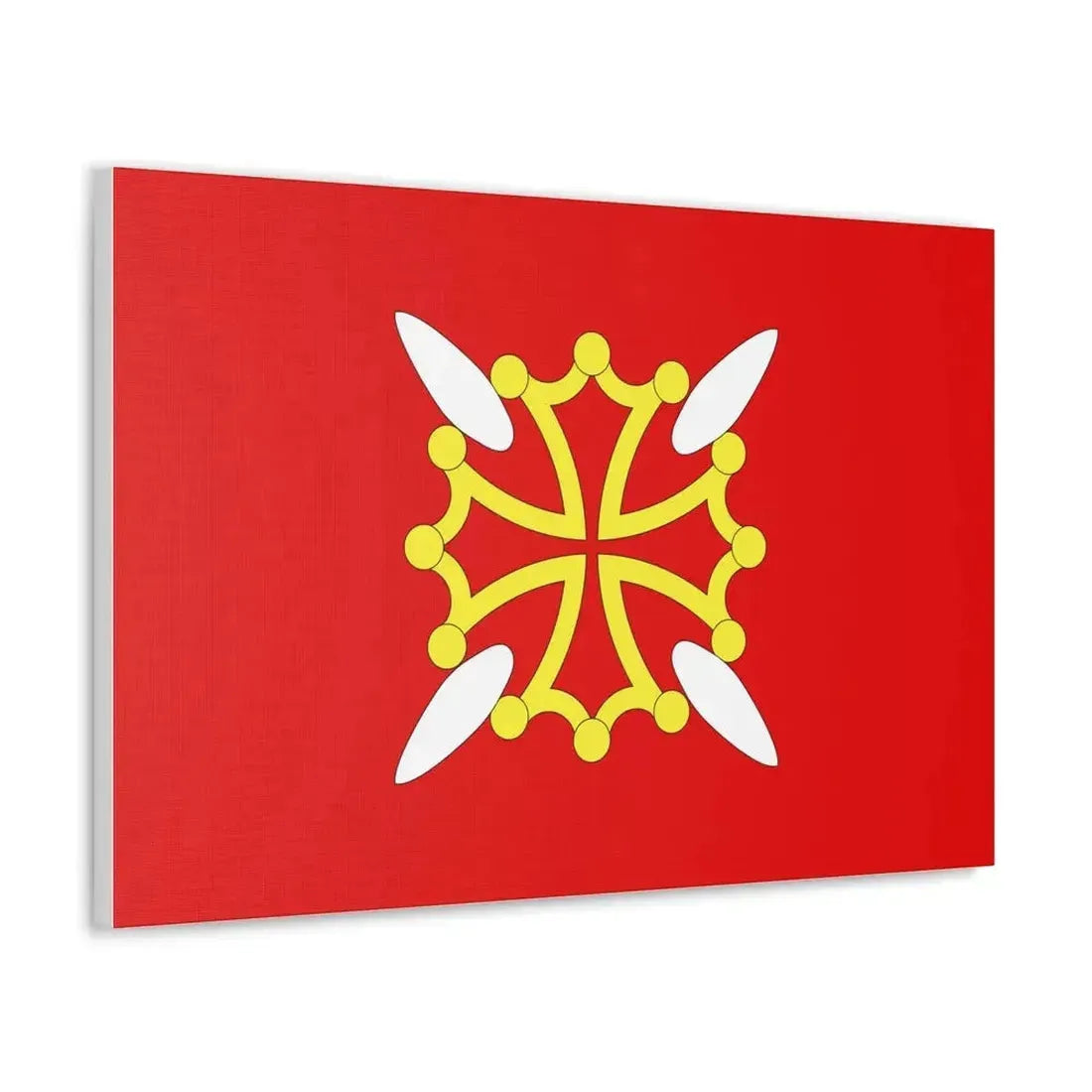 Flag of Haute Garonne France 2 - Canvas Wall Art - The Sticker Space