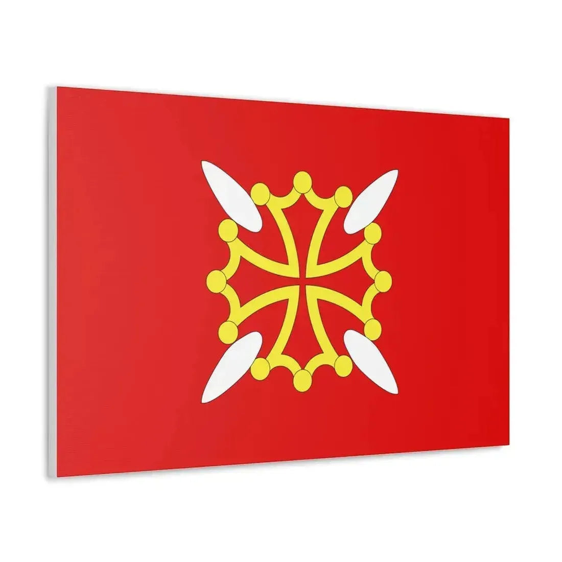 Flag of Haute Garonne France 2 - Canvas Wall Art - The Sticker Space