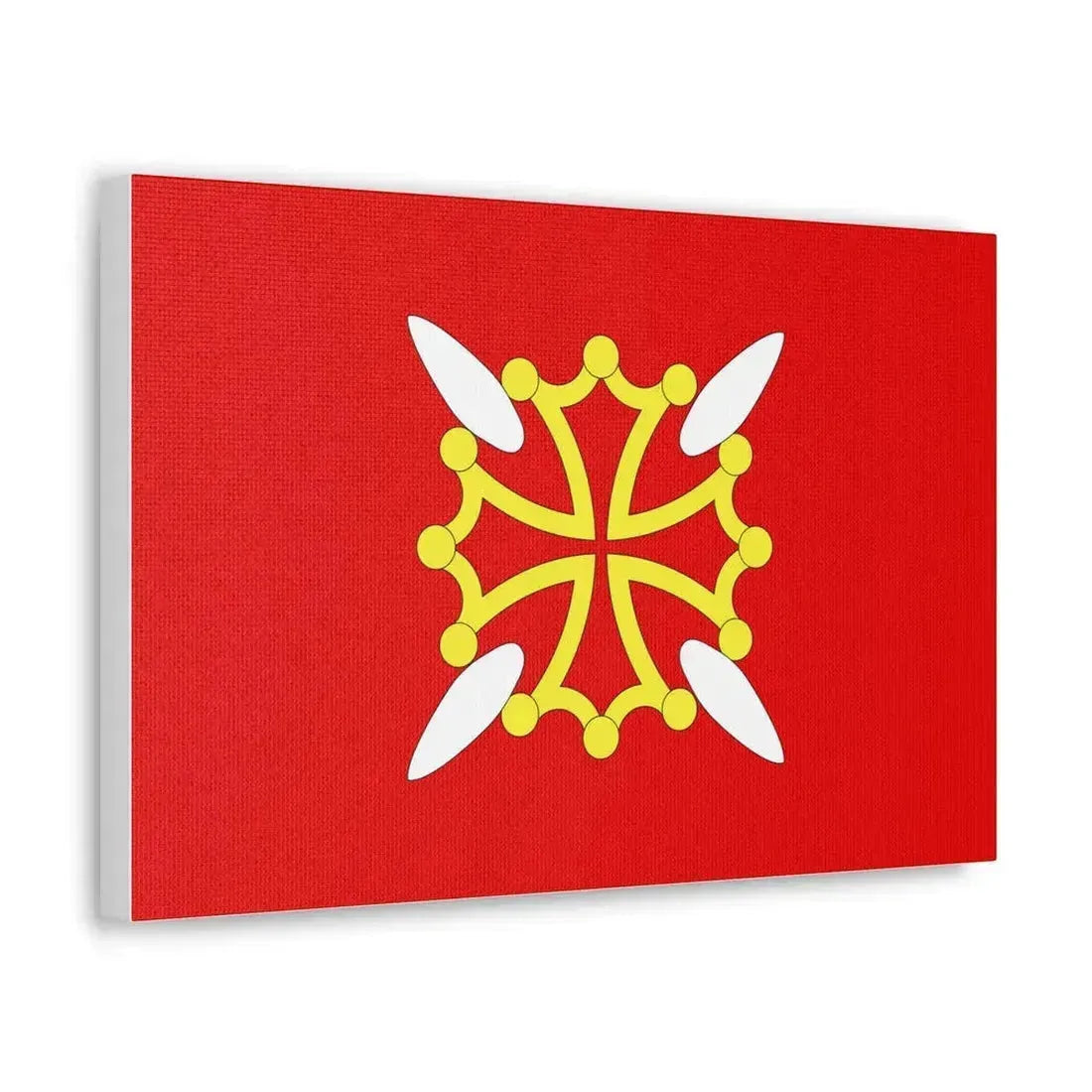 Flag of Haute Garonne France 2 - Canvas Wall Art - The Sticker Space