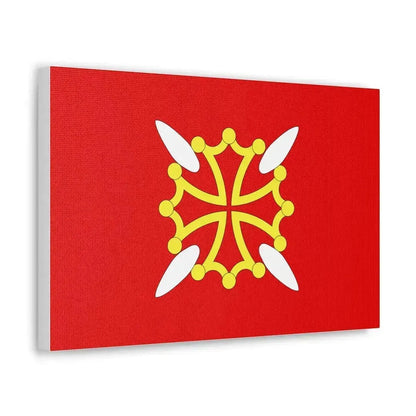 Flag of Haute Garonne France 2 - Canvas Wall Art - The Sticker Space