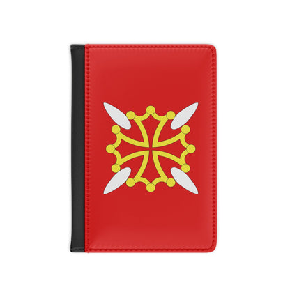 Flag of Haute Garonne France 2 - Passport Holder-3.9" x 5.8"-The Sticker Space