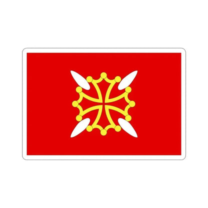 Flag of Haute Garonne France 2 STICKER Vinyl Die-Cut Decal 2 Inch - The Sticker Space