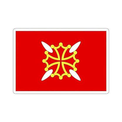 Flag of Haute Garonne France 2 STICKER Vinyl Die-Cut Decal 3 Inch - The Sticker Space