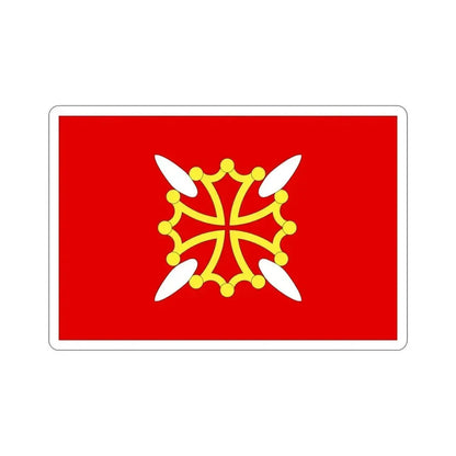 Flag of Haute Garonne France 2 STICKER Vinyl Die-Cut Decal 5 Inch - The Sticker Space