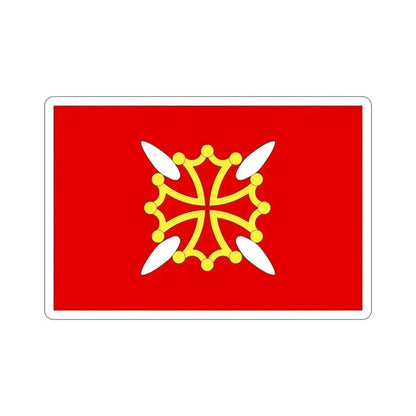 Flag of Haute Garonne France 2 STICKER Vinyl Die-Cut Decal 6 Inch - The Sticker Space