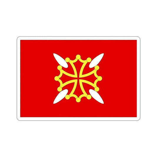 Flag of Haute Garonne France 2 STICKER Vinyl Die-Cut Decal 6 Inch - The Sticker Space