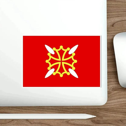 Flag of Haute Garonne France 2 STICKER Vinyl Die-Cut Decal - The Sticker Space