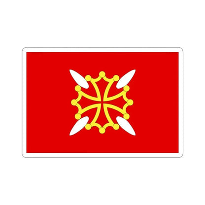 Flag of Haute Garonne France 2 STICKER Vinyl Die-Cut Decal - The Sticker Space