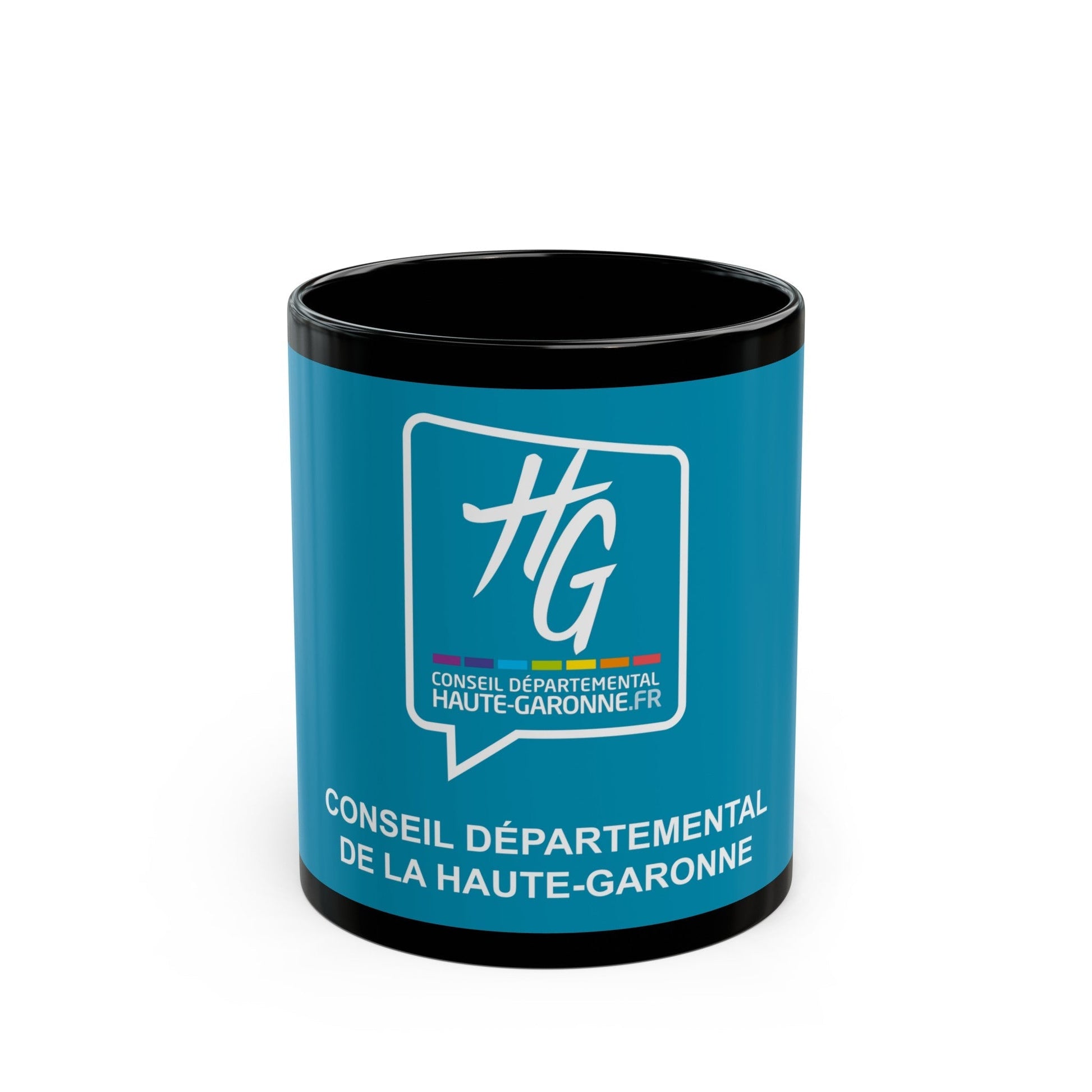 Flag of Haute Garonne France - Black Coffee Mug-11oz-The Sticker Space