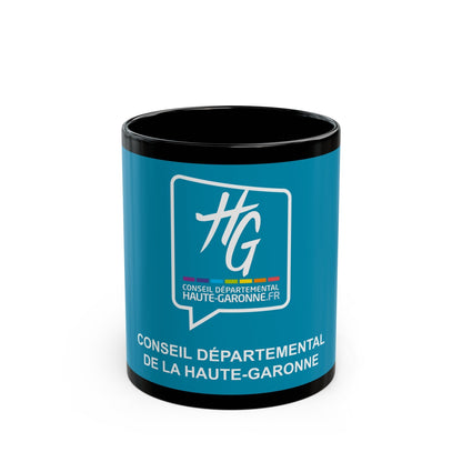 Flag of Haute Garonne France - Black Coffee Mug-11oz-The Sticker Space