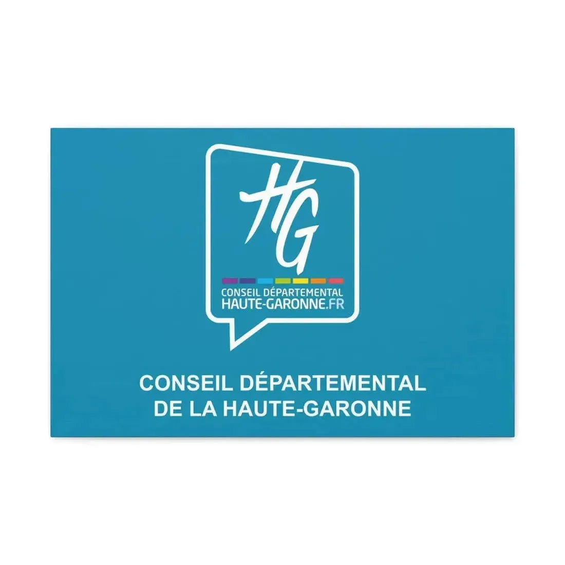 Flag of Haute Garonne France - Canvas Wall Art - The Sticker Space