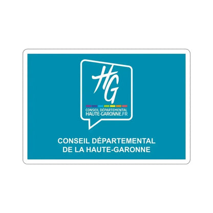 Flag of Haute Garonne France STICKER Vinyl Die-Cut Decal 3 Inch - The Sticker Space
