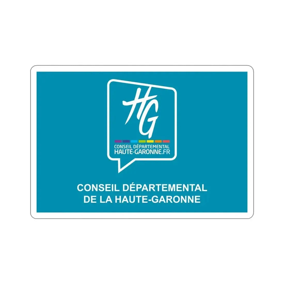 Flag of Haute Garonne France STICKER Vinyl Die-Cut Decal 5 Inch - The Sticker Space