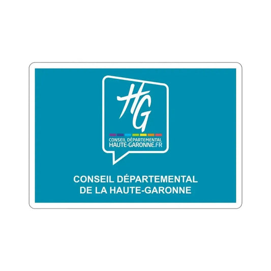 Flag of Haute Garonne France STICKER Vinyl Die-Cut Decal 6 Inch - The Sticker Space