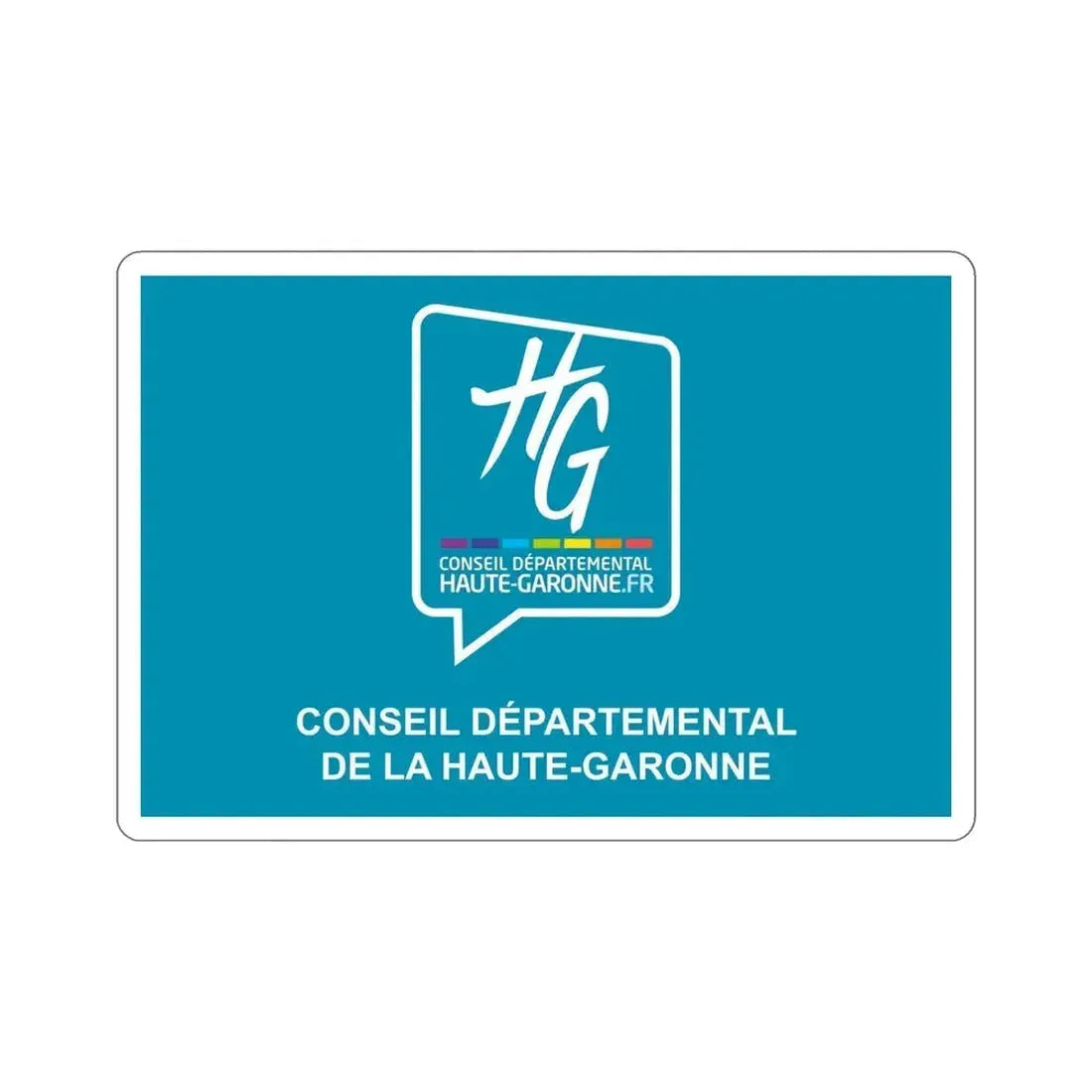 Flag of Haute Garonne France STICKER Vinyl Die-Cut Decal 6 Inch - The Sticker Space