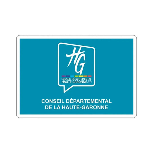 Flag of Haute Garonne France STICKER Vinyl Die-Cut Decal 6 Inch - The Sticker Space