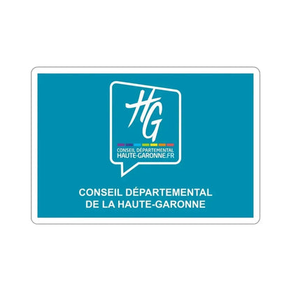 Flag of Haute Garonne France STICKER Vinyl Die-Cut Decal - The Sticker Space
