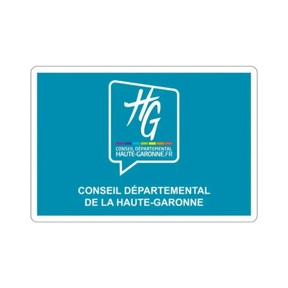 Flag of Haute Garonne France STICKER Vinyl Die-Cut Decal - The Sticker Space