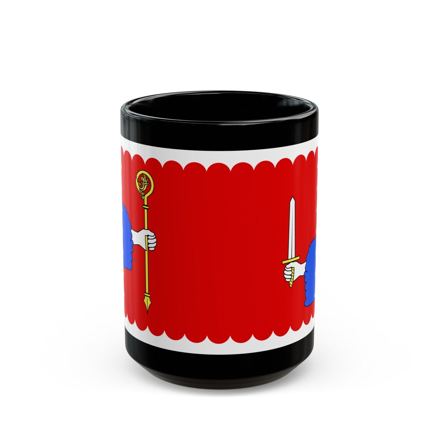 Flag of Haute Loire France - Black Coffee Mug-15oz-The Sticker Space