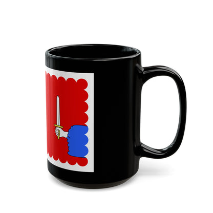 Flag of Haute Loire France - Black Coffee Mug-The Sticker Space