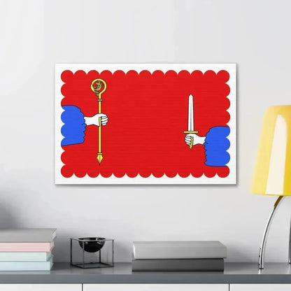 Flag of Haute Loire France - Canvas Wall Art - The Sticker Space