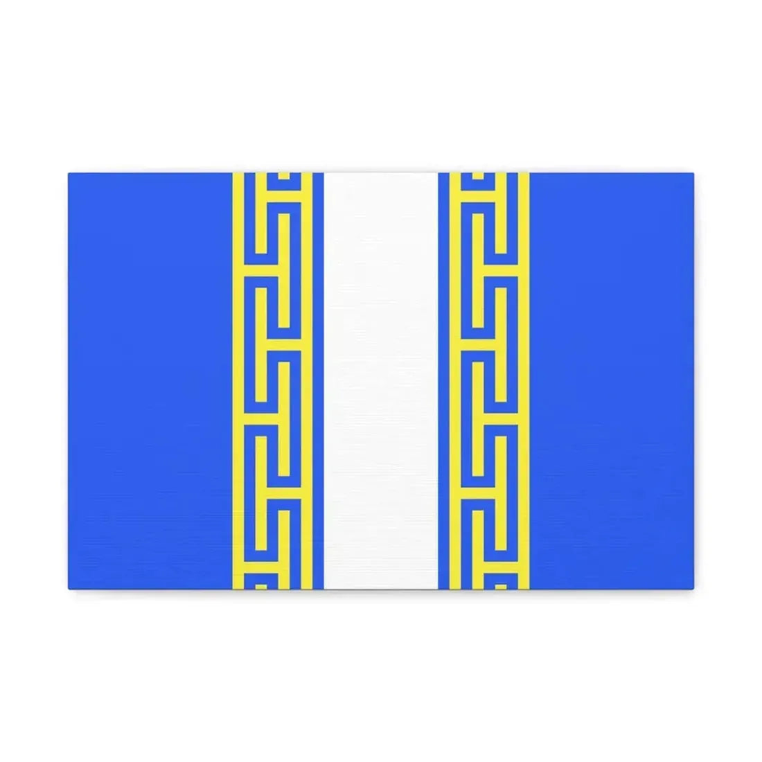 Flag of Haute Marne France 2 - Canvas Wall Art 18″ x 12″ 1.25" - The Sticker Space