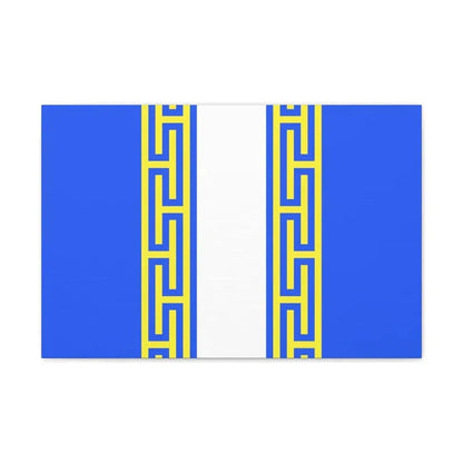 Flag of Haute Marne France 2 - Canvas Wall Art 24″ x 16″ 1.25" - The Sticker Space