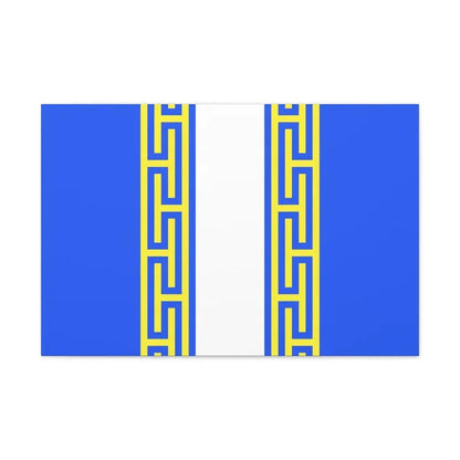 Flag of Haute Marne France 2 - Canvas Wall Art 30" x 20" 1.25" - The Sticker Space