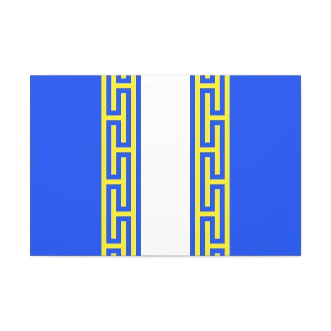 Flag of Haute Marne France 2 - Canvas Wall Art 36" x 24" 1.25" - The Sticker Space