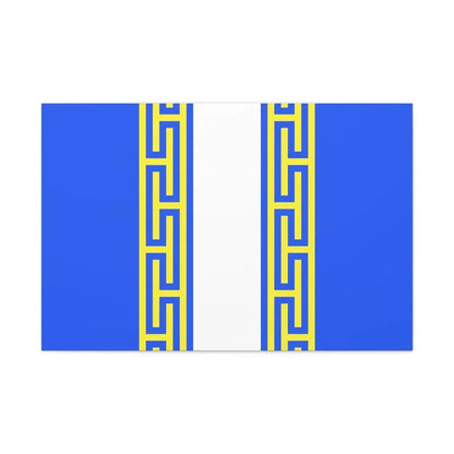 Flag of Haute Marne France 2 - Canvas Wall Art 36" x 24" 1.25" - The Sticker Space