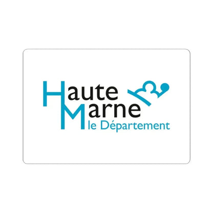 Flag of Haute Marne France - STICKER Vinyl Kiss-Cut Decal 2 Inch White - The Sticker Space