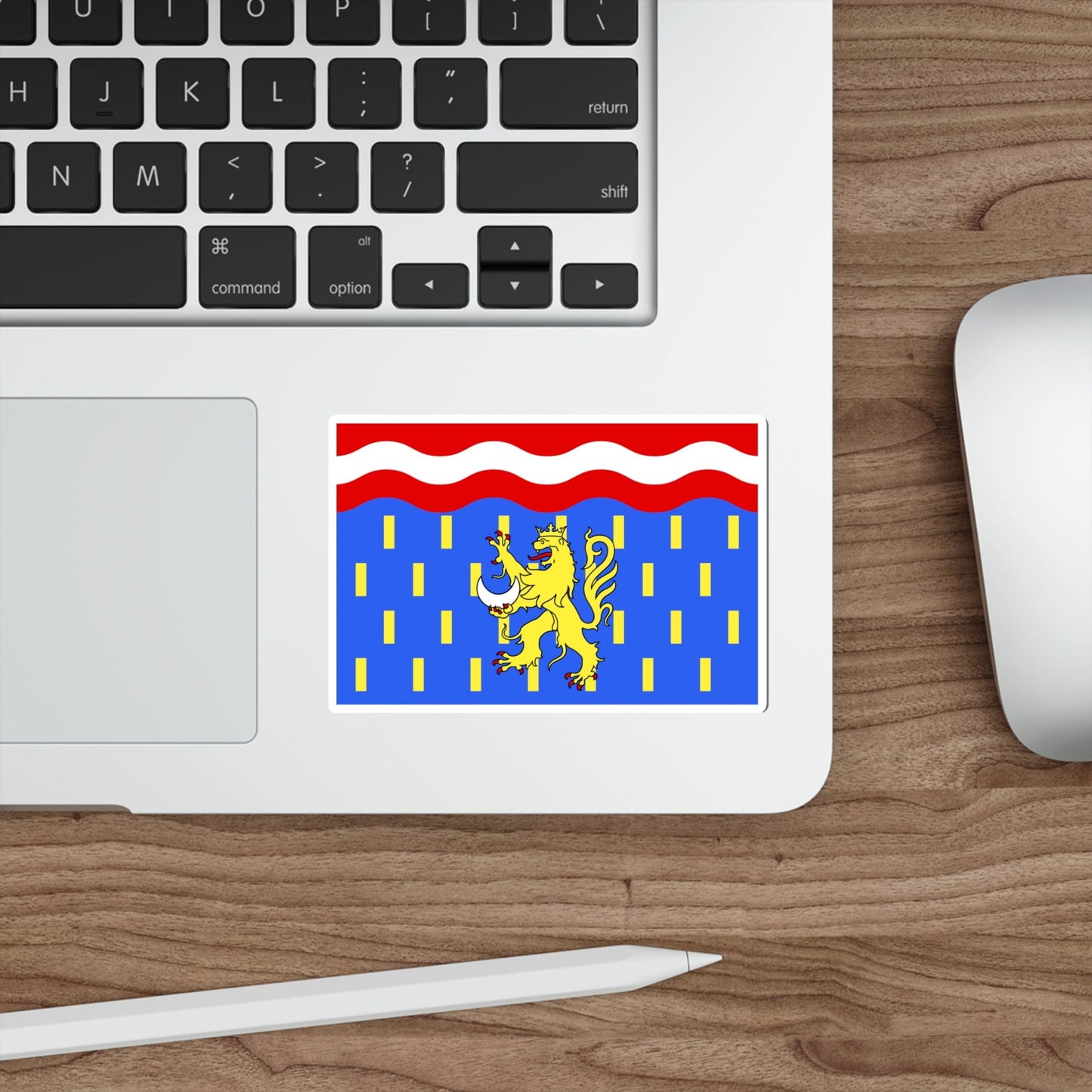 Flag of Haute Saône France 2 STICKER Vinyl Die-Cut Decal-The Sticker Space