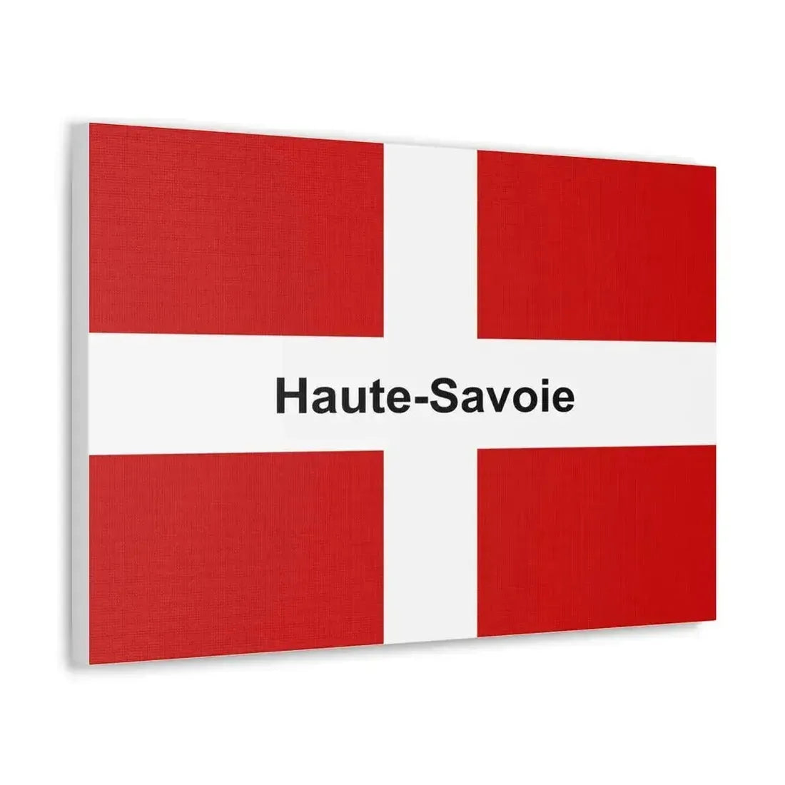 Flag of Haute Savoie France - Canvas Wall Art - The Sticker Space