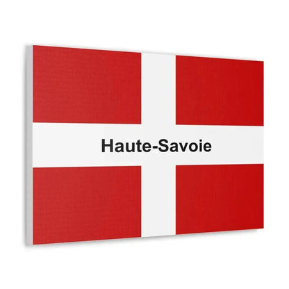 Flag of Haute Savoie France - Canvas Wall Art - The Sticker Space