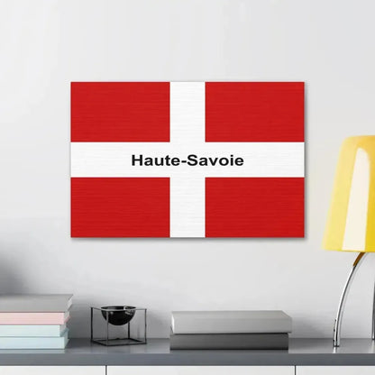 Flag of Haute Savoie France - Canvas Wall Art - The Sticker Space