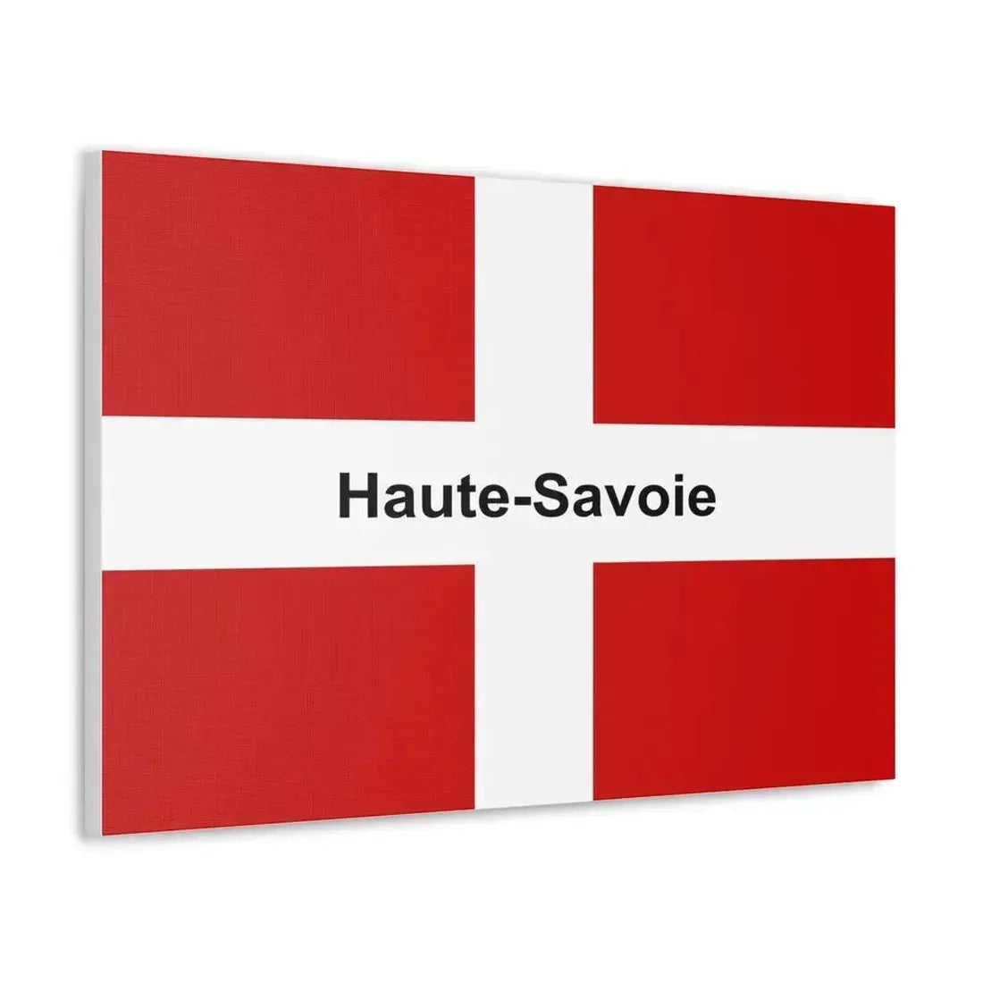 Flag of Haute Savoie France - Canvas Wall Art - The Sticker Space