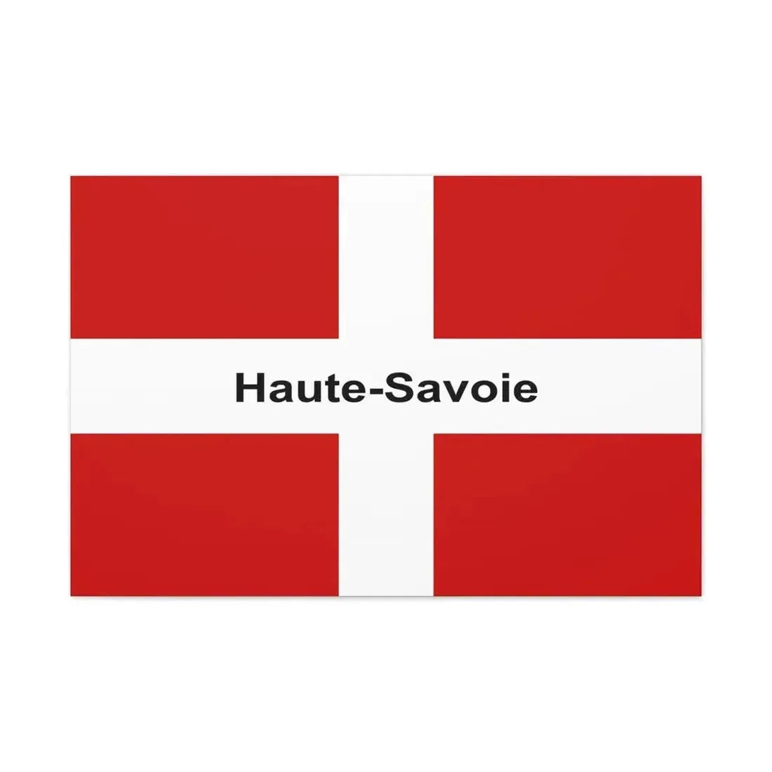 Flag of Haute Savoie France - Canvas Wall Art - The Sticker Space