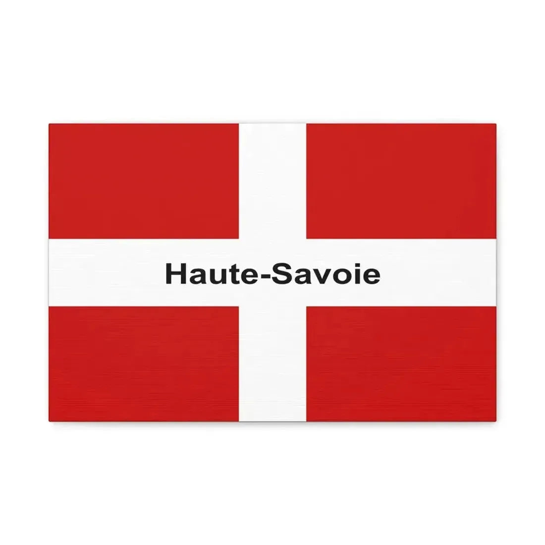 Flag of Haute Savoie France - Canvas Wall Art - The Sticker Space