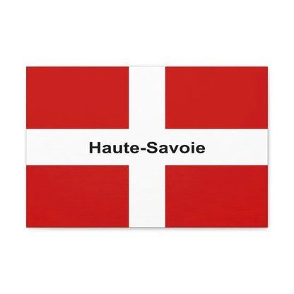 Flag of Haute Savoie France - Canvas Wall Art - The Sticker Space