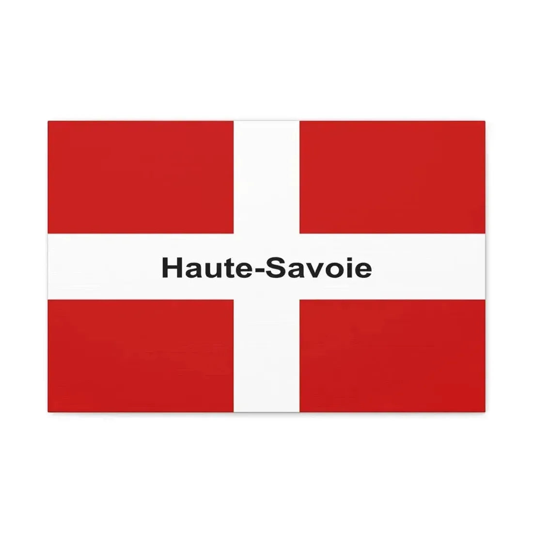 Flag of Haute Savoie France - Canvas Wall Art - The Sticker Space